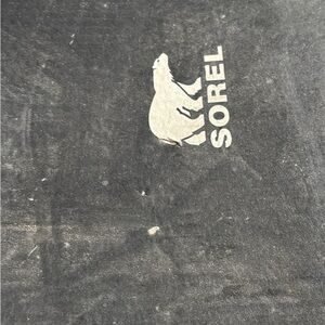 Sorel Black and White Logo Boots